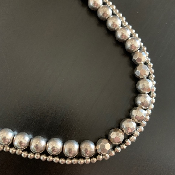 Silpada Multi Strand Sterling Silver Bead Necklace - Picture 6 of 7